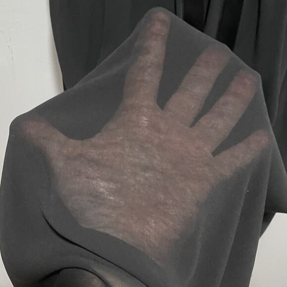 Vintage Y2K Cache Babydoll Mini Dress Size 4 Black Lace Bow HOCO Event Party - Picture 9 of 11